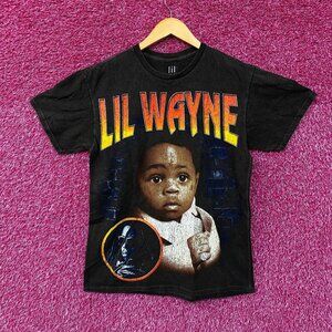 Lil Wayne The Carter III Baby Wayne Portrait T-Shirt Medium